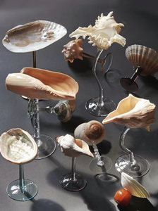 Verre coquillage décoratif avec des courbes élégantes pour l'affichage à domicile et les idées cadeaux - Product Image 4