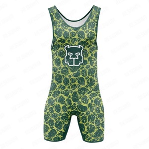 Sous-vêtements pour hommes justaucorps sport entraînement body Shorts lutte Singlet Fitness combinaison Sexy ouvert entrejambe ouvert bout à bout sous-vêtements - Product Image 2