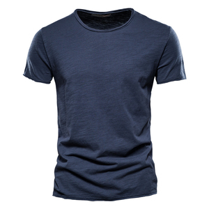 T-shirt délavé à l'acide pour hommes en gros Street wear 100% coton t-shirts avec logo personnalisé surdimensionné - Product Image 5