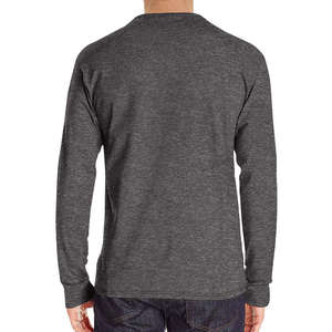 Men Henley <b>Shirt</b> Long Sleeve Slim Fit Cotton Stylish Comfortable for Work and Daily Wear - Product Image 2