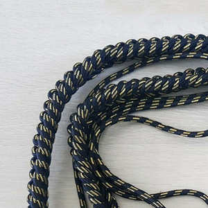 Silk <b>Cord</b> Aiguillette 100% Cotton Dress Shoulder <b>Cord</b> Tips Customized High Quality Custom Cords For Sale - Product Image 6