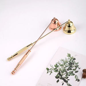 Hot Selling Luxury <b>Gold</b> Finished Metal <b>Candle</b> Snuffer and Other Tools With Attractive Handles at Lowest Prices <b>Candle</b> Snuffer - Product Image 5