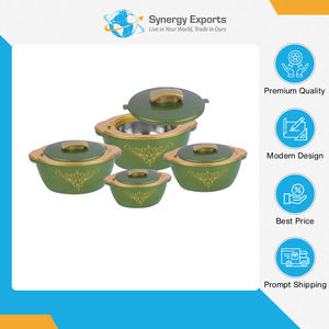 Manufactured in India Excellent Quality Micowavable Kitchen Ware Casseroles 4 pcs <b>Set</b> with <b>Pot</b> Cover at Genuine Market Price - Product Image 2