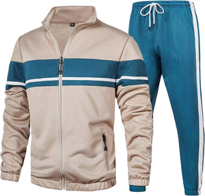 ชุดวอร์มใส่วิ่งของผู้ชายชุดวอร์มใส่ออกกำลังกายแบบลำลองสองชิ้นแบบสลิมฟิต - Product Image 4