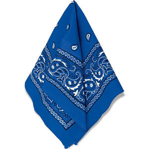 Direct usine nouvelle mode 100% coton carré Bandana haute qualité soie Satin Long Style personnalisé imprimé Logo Bandanas - Product Image 2
