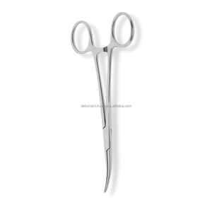 4,75 \ "Fórceps para bebés Mandíbulas dentadas curvas Abrazadera hemostática quirúrgica de acero inoxidable Manual CE Certificado Instrumentos médicos OEM - Product Image 2