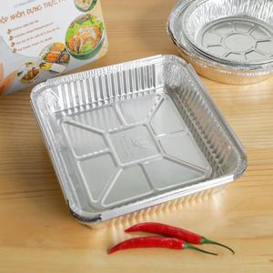 Récipient en aluminium de 1750ml Fournisseur de plateaux alimentaires avec couvercle Plats en aluminium à emporter directs d'usine - Product Image 2