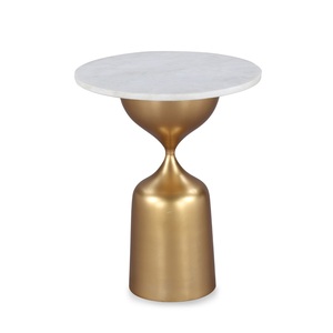 Mesa lateral y de centro de metal de diseño moderno, construcción elegante para un uso duradero en la sala de estar y el dormitorio - Product Image 2