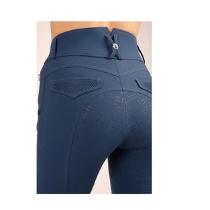 Culottes d'équitation pour femmes, pantalons, vêtements équestres taille haute extensibles dans les 4 sens, vente en gros de culottes d'équitation - Product Image 4