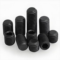 Vis sans tête hexagonale en acier au carbone de grade 12.9, DIN913, vis Allen, fixateur industriel, vente en gros, tête hexagonale à pointe