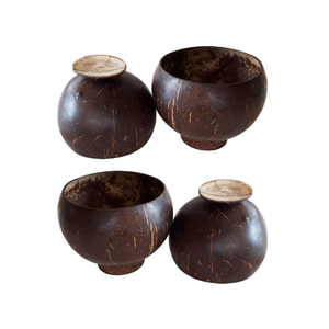 100% LOGO PERSONNALISÉ NATUREL À BASSE quantité minimale de commande COUPE DE COQUILLE DE NOIX DE COCO POLI DU VIETNAM/COUPE DE COQUILLE DE NOIX DE COCO/ATTACHE, ENVIRONNEMENT - Product Image 2