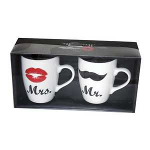 Sr. y Sra. Juego de 2 Tazas para Pareja de Novios con Patitos de Goma, Set de Regalo de Boda - Product Image 4