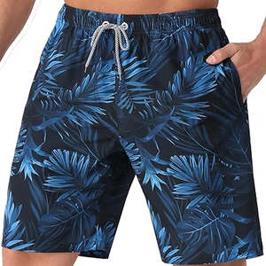 Shorts de Baño Casuales para Hombre de Alta Calidad, Secado Rápido, Transpirables, 100% Algodón, Servicio OEM, Cierre con Cordón, Bolsillos, Ropa de Playa - Product Image 3