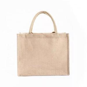 Sac à provisions en Jute recyclable Portable personnalisé, prix d'usine, fabriqué au Bangladesh, taille Standard, bonne qualité et prix bas - Product Image 4