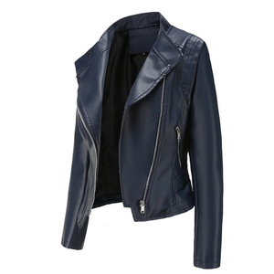 แจ็กเก็ตบอมเบอร์สำหรับผู้หญิงเสื้อแจ็คเก็ตหนังสำหรับผู้ชาย - Product Image 2