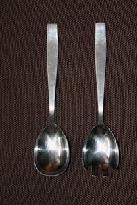 Cuillère à salade en laiton, ensemble de 2 pièces fabricant indien pour utilisation à la main pour taille personnalisée Offre Spéciale - Product Image 5