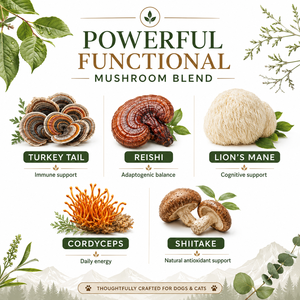 Capsules <span class=keywords><strong>de</strong></span> soutien immunitaire pour animaux <span class=keywords><strong>de</strong></span> compagnie OEM, complexe <span class=keywords><strong>de</strong></span> 17 champignons biologiques (Queue <span class=keywords><strong>de</strong></span> dinde, Crinière <span class=keywords><strong>de</strong></span> <span class=keywords><strong>lion</strong></span>) pour chiens et chats, marque privée - Product Image 5