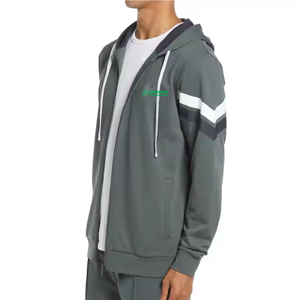 OEM Sweats à capuche personnalisés avec fermeture éclair en cristal strass Vêtements décontractés à impression thermique Streetwear délavé à l'acide Vintage sweats à capuche zippés - Product Image 4