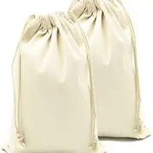 손으로 만든 면 졸라매는 끈 먼지 가방 사용자 정의 크기 및 색상 지속 가능한 면 졸라매는 끈 쇼핑 가방을 위한 캔버스 가방