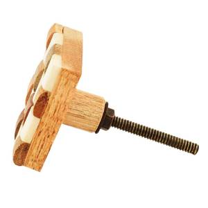 Boutons de porte en résine de bois, bouton de porte personnalisé, couleur, forme, taille, fabriqué en Inde - Product Image 1