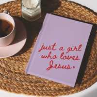 Carnet de prière et d'étude biblique inspirant LABON pour les filles qui aiment Jésus – Cahier biblique inspirant pour cadeau chrétien