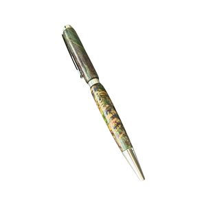 Stylo à bille en bois de ronce fait à la main de luxe personnalisé largeur d'écriture de 0.7mm cadeau parfait pour les amateurs de café - Product Image 4