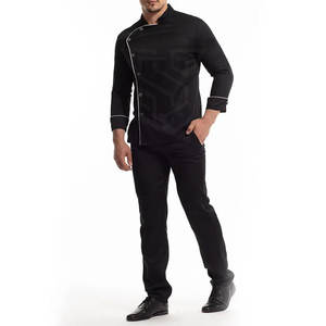 ชุดยูนิฟอร์มเชฟผู้ชายผ้าฝ้าย/โพลีเอสเตอร์สีตามสั่งขายส่ง บริการ OEM คุณภาพสูงสำหรับร้านอาหารและบาร์ - Product Image 4