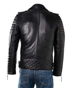 Top Design 100% Veste d'hiver à manches longues et à col montant en cuir de haute qualité pour hommes Design personnalisé disponible à un prix raisonnable - Product Image 4