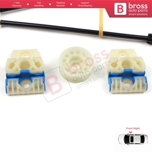 Kit de réparation de lève-vitre électrique BWR783, côté droit, pour Golf MK5 A5 1K 1K1 2003-2009, 3 portes, hayon, coupé, 1K3837462 - Product Image 3