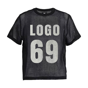 Camisetas de algodón 100% de peso pesado de alta calidad, camiseta personalizada de talla grande para mujer con estampado de gran tamaño bordado liso - Product Image 6