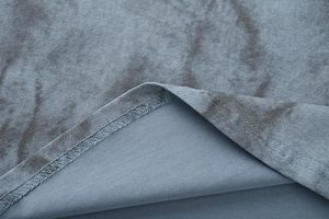 T-shirts en coton 100% de qualité supérieure, à col rond, taille grande, formels, solides, réguliers, de grande taille, avec logo personnalisé, 380g - Product Image 6