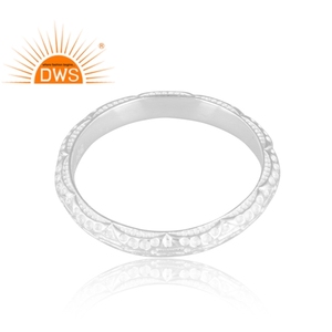 Latest Trending Fine Sterling Silver Band <b>Ring</b> Custom Jewelry For Women Gift For Her <b>Dainty</b> Collection Vintage Collection - Product Image 4