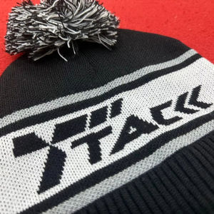 Bonnets jacquard personnalisés, bonnets en tricot avec doublure en soie satinée, bonnets de course 2025, bonnets jacquard - Product Image 3