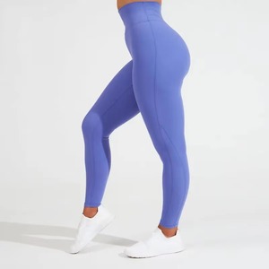 Yoga Pants Elastic Breathable Training <b>Leggings</b> for Women Squat Proof Activewear - Product Image 5