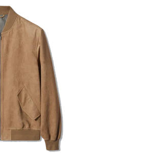 Chaquetas de bombardero gruesas para hombre y mujer con el mejor diseño al por mayor, color sólido, regular, transpirable, temporada de invierno, servicio OEM, cuello levantado en la parte delantera - Product Image 2