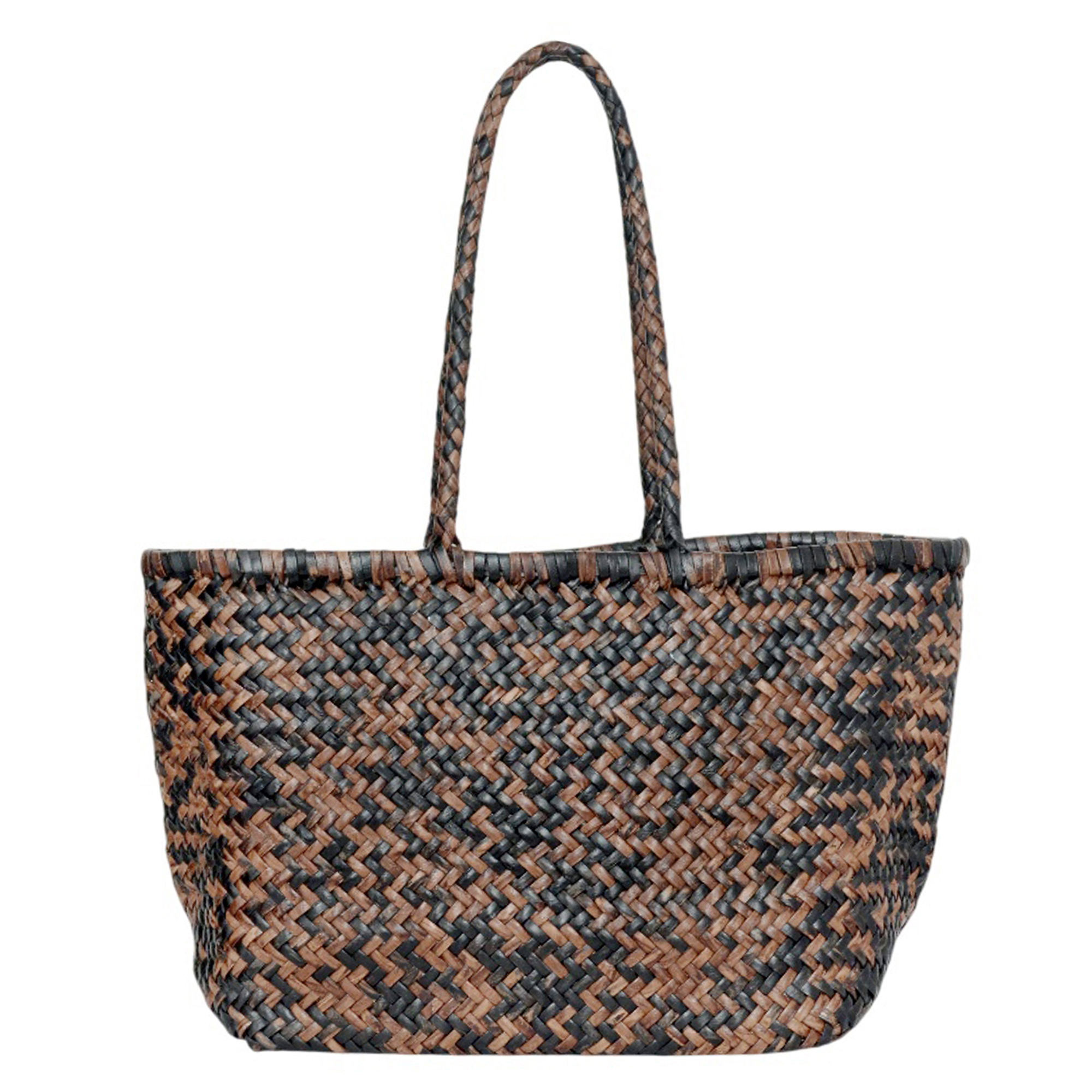 สีดำและสีน้ำตาล