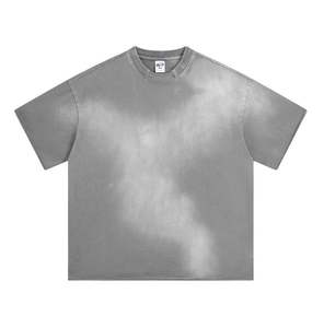 Custom 2026 New Fashion Design Sun Faded Washed Oversized Streetwear Tshirt <b>Men</b> 100% Cotton Tee in Bulk <b>Tie</b> <b>Dye</b> - Product Image 3