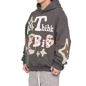 Nouveau Hoodie Homme Hiver en Matière Chaude avec Impression en Relief Style Urbain - Product Image 1