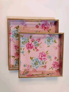 Plateau de service alimentaire rectangulaire en bois de style moderne personnalisé, à un seul niveau, pour salle de bain et vaisselle, NIDIA SHAAD HANDICRAFTS - Product Image 5