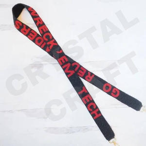 <b>CRYSTAL</b> <b>CRAFT</b> Customized Color India Style Glass Bead Purse Strap with Custom Logo-Special Bag Parts Accessories - Product Image 2