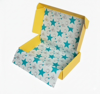 Papier d'emballage cadeau personnalisé pour montres et lunettes, fabriqué à partir de pâte vierge, biodégradable, impression numérique, papier d'emballage de luxe pour marques