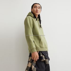 Sudadera con capucha de poliéster/algodón de alta calidad para hombre, ropa de calle bordada, estampado Digital de peso pesado de gran tamaño, liso de invierno - Product Image 2