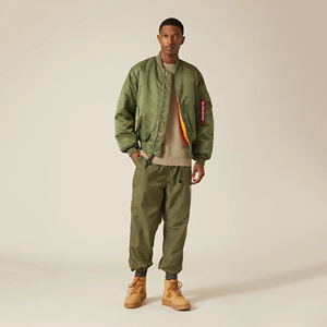 Veste bomber pour homme en vente chaude, légère, à manches longues, fermeture éclair, chaude, décontractée, pour l'hiver, vestes pour hommes - Product Image 4