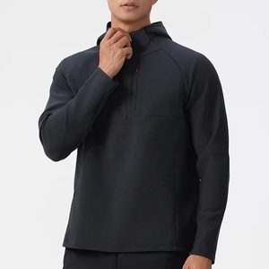 Fournisseur de vêtements de fitness en gros à prix réduits – Pulls d'entraînement extérieur personnalisés, faible MOQ, vêtements de sport, veste en molleton à quart de zip - Product Image 1