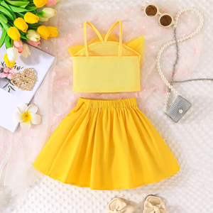 Vêtements d'été pour enfants 8-12 ans Top en dentelle Grande jupe Demi-jupe pour enfants Enfants - Product Image 3