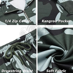 Nuevo Chándal de Camuflaje para Venta al por Mayor, Diseño 100% Algodón, Impresión de Logotipo Personalizado - Product Image 6