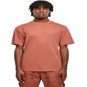 Camiseta de manga corta holgada con cuello redondo holgada informal clásica para hombre - Product Image 5