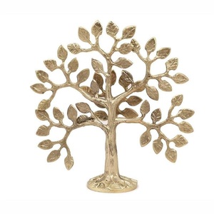 Cette sculpture d'arbre en aluminium artisanale embellit les espaces de vie modernes avec des branches et un style artistiques. - Product Image 4