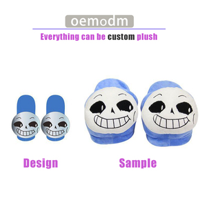 Venta al por mayor lindo divertido diseño personalizado suave peluche dibujos animados zapatillas PP algodón relleno <span class=keywords><strong>Kawai</strong></span> juguetes de peluche para niños - Product Image 5