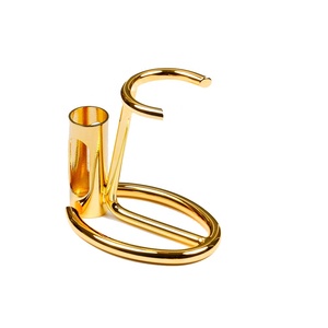 Soporte Portátil Inalámbrico de Acero Inoxidable para Cepillo de Barba y Maquinilla de Afeitar |   Organizador Todo en Uno de Calidad Profesional para Barbería - Product Image 1